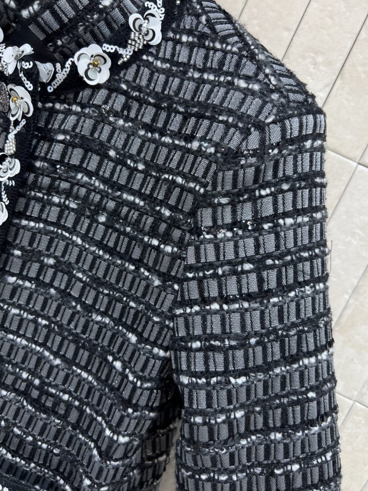 Твидовый пиджак женский фото 6