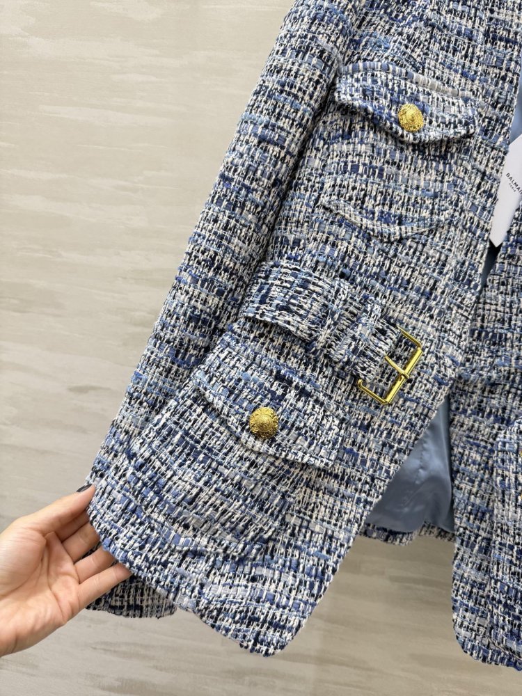 Твидовый пиджак женский фото 9