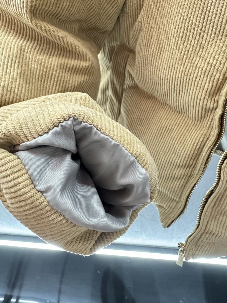 Вельветовая jacket from leather collar фото 5