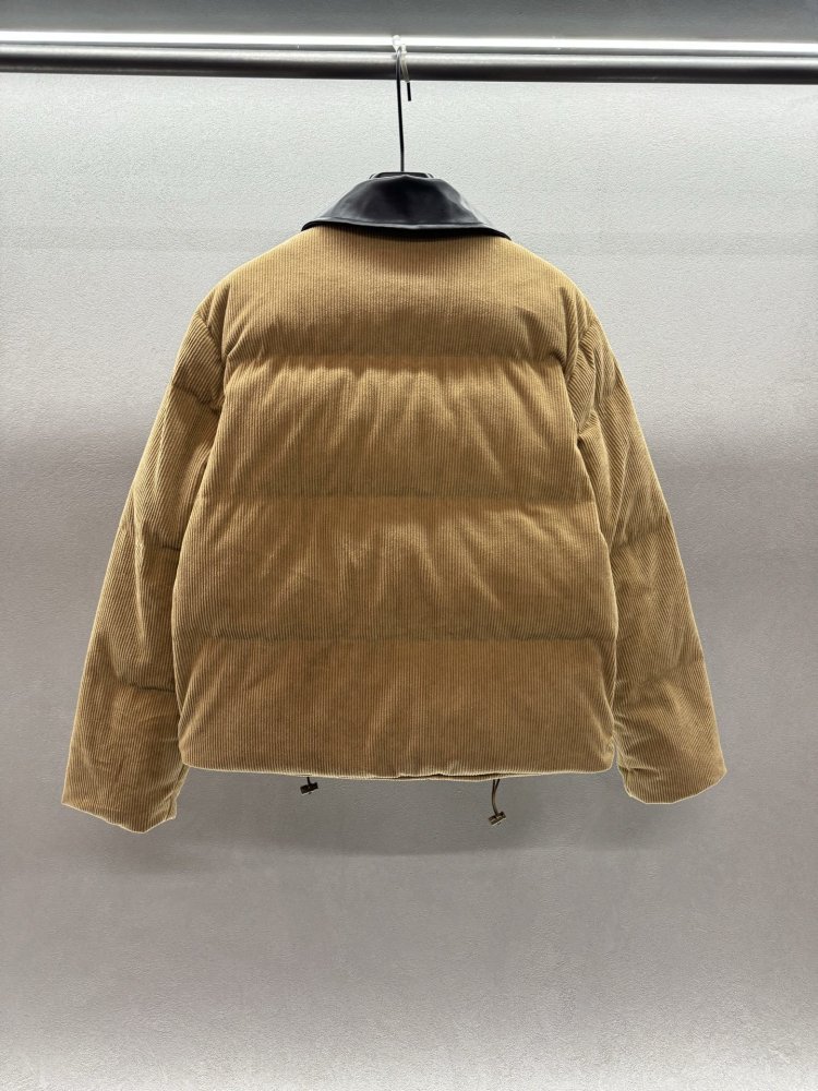 Вельветовая jacket from leather collar фото 6