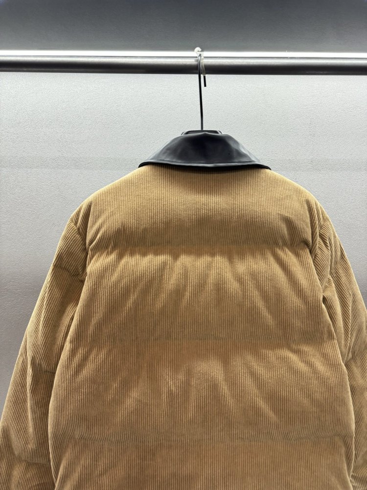 Вельветовая jacket from leather collar фото 8