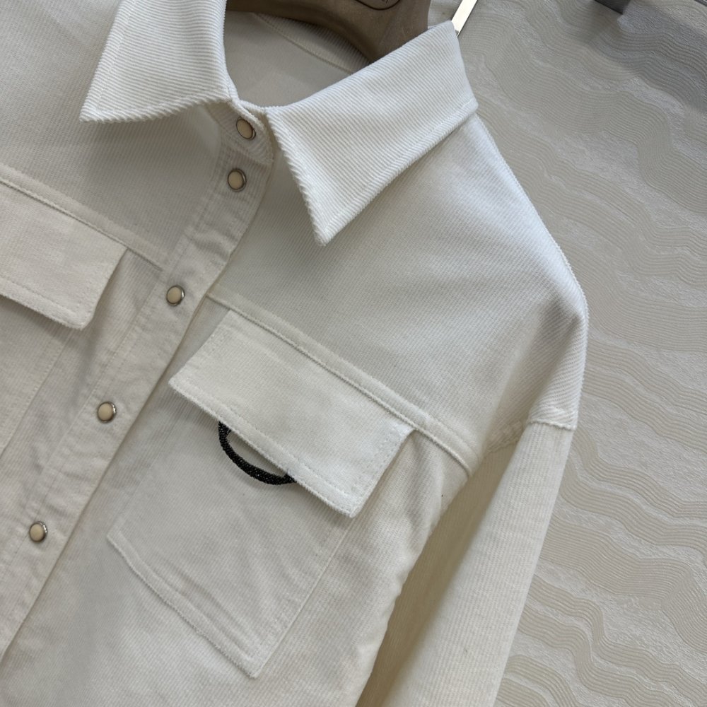 Вельветовая рубашка женская фото 3