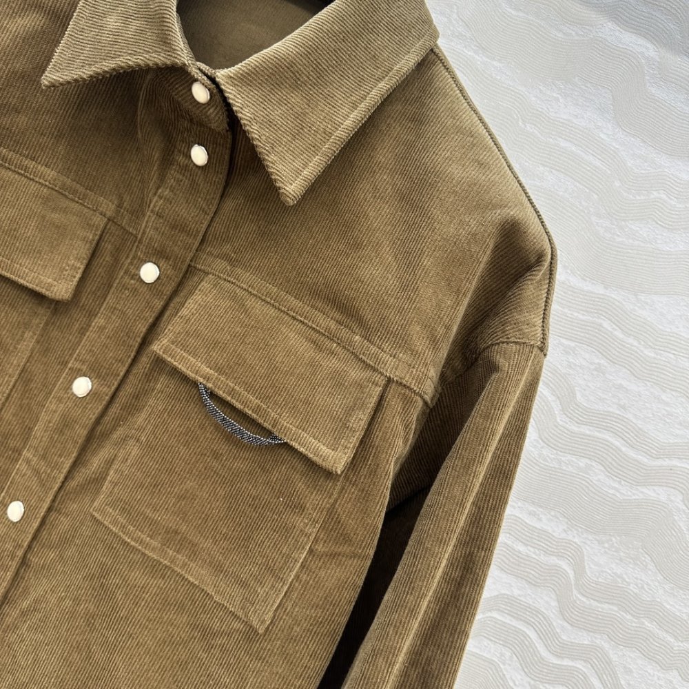 Вельветовая рубашка женская фото 4