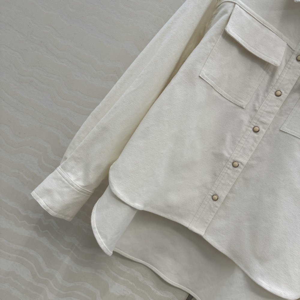 Вельветовая рубашка женская фото 5