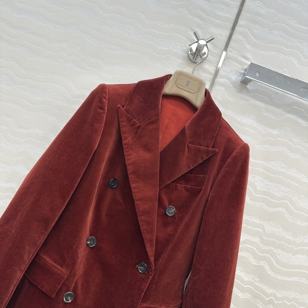 Вельветовый блейзе женский фото 2