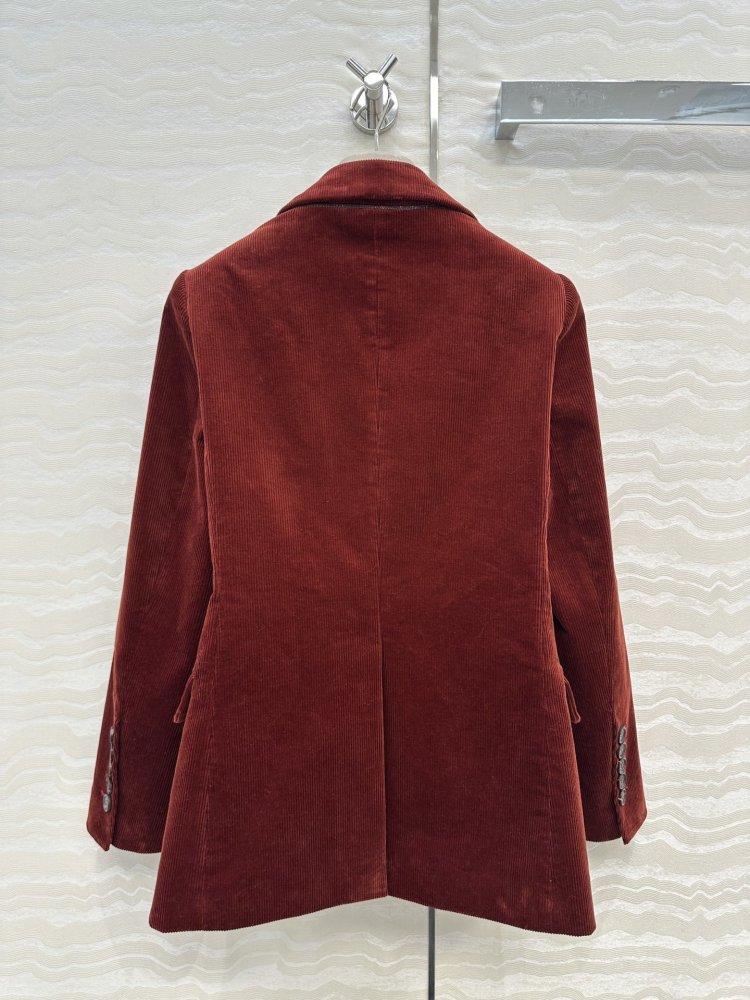 Вельветовый блейзе женский фото 8