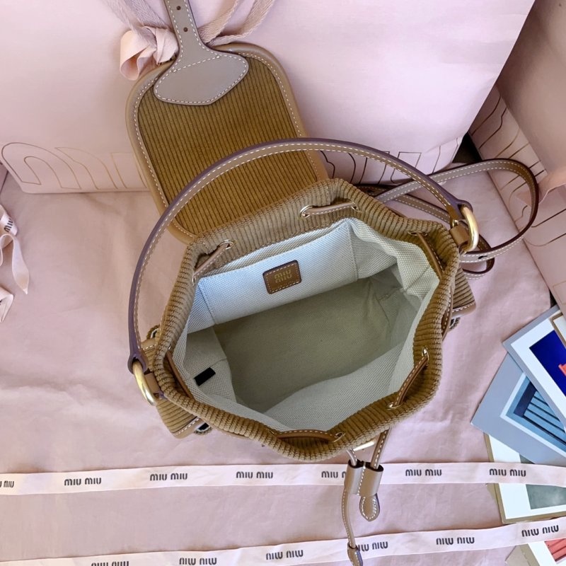 Вельветовый рюкзак женский 22 см фото 9