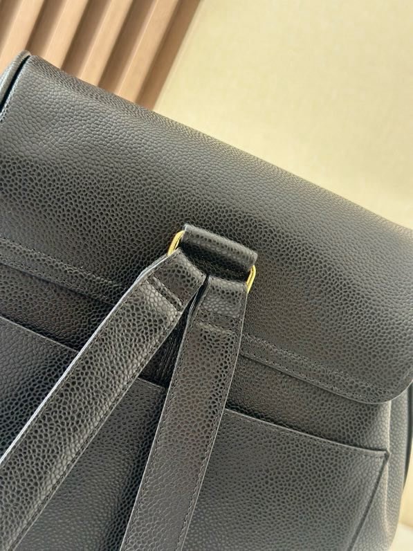 Винтажный кожаный рюкзак Double C 31 см фото 8