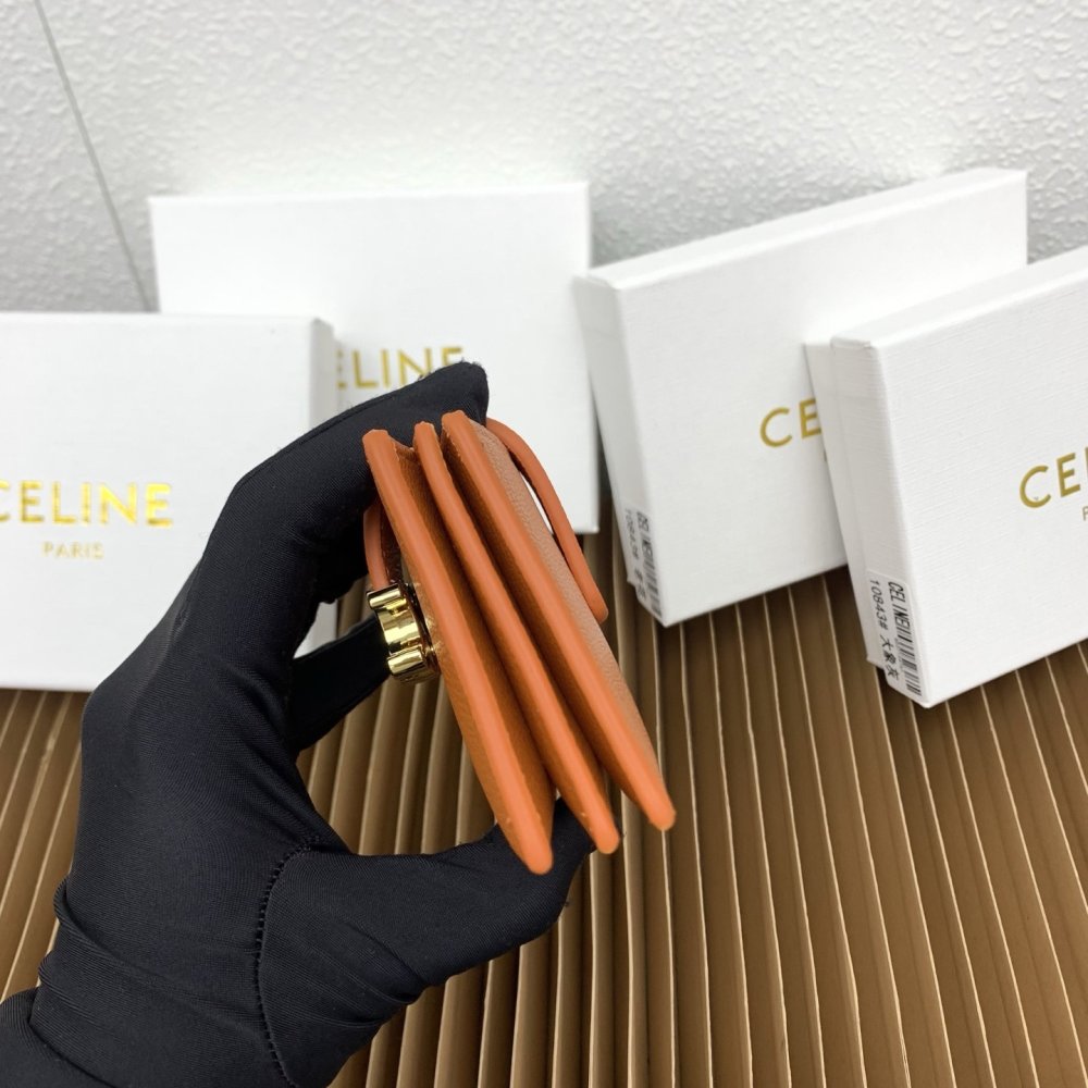 Business card holder ACCORDEON of soft grained cow skin фото 4