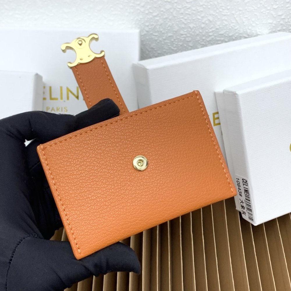 Business card holder ACCORDEON of soft grained cow skin фото 5