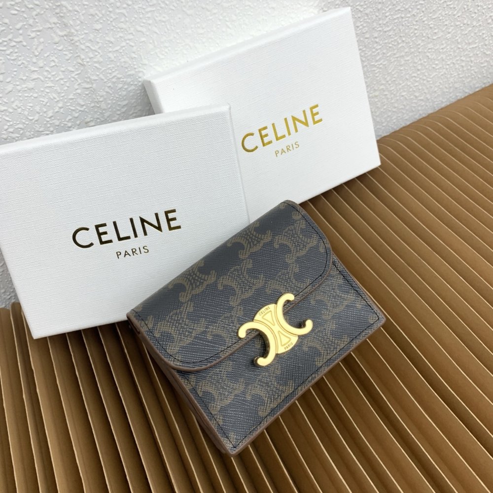 Business card holder TRIOMPHE leather
