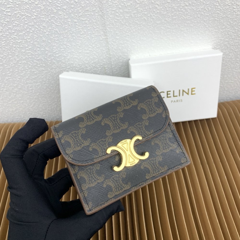 Business card holder TRIOMPHE leather фото 2