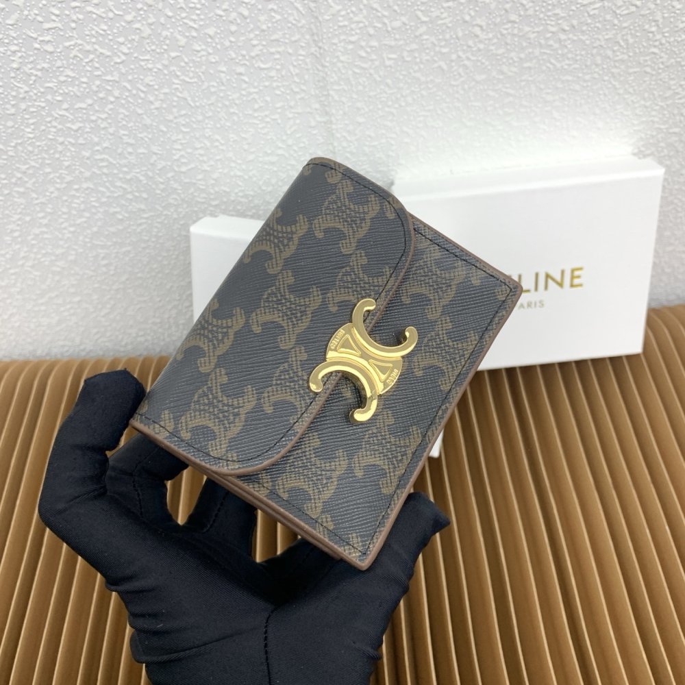 Business card holder TRIOMPHE leather фото 3
