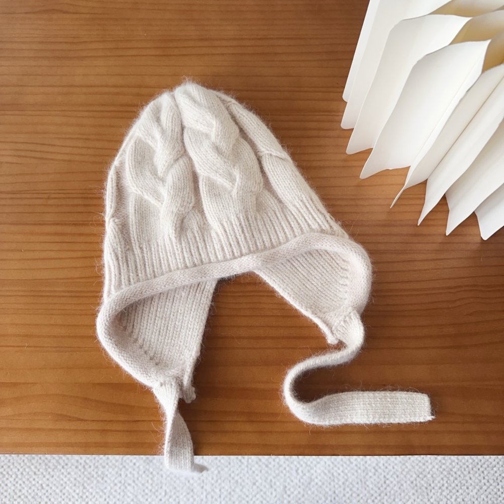 В'язана вовняна шапка фото 5