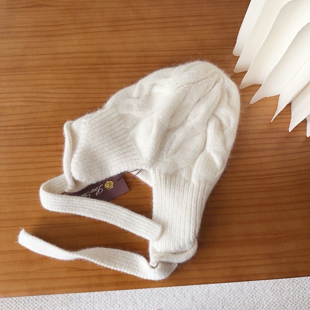 Вязаная шерстяная шапка фото 7