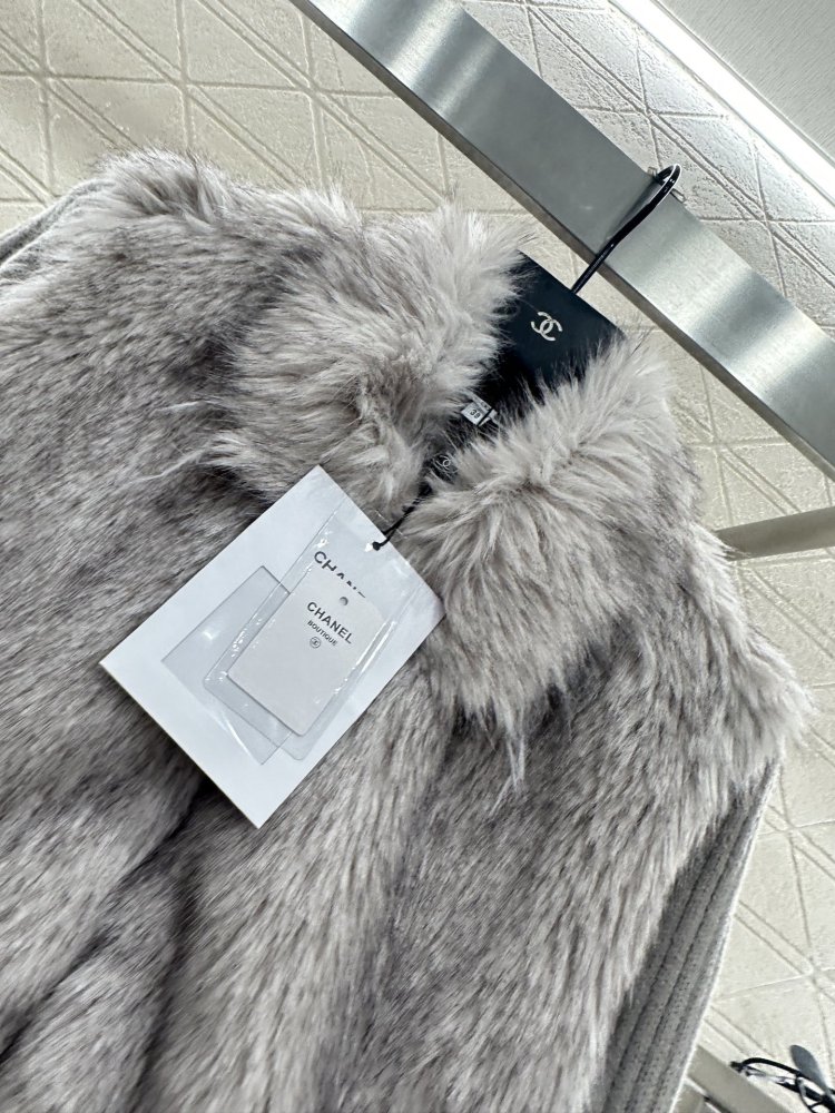 Вязаная шуба с воротником в стиле пэчворк фото 7