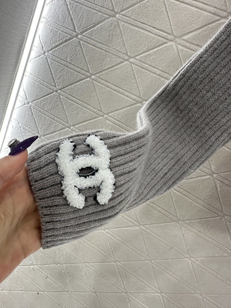 Вязаная шуба с воротником в стиле пэчворк фото 8