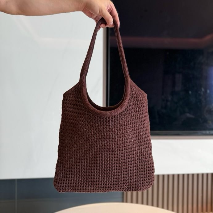 В'язана сумка тоут 35 см фото 4