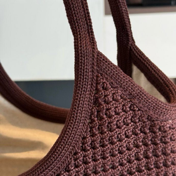 В'язана сумка тоут 35 см фото 9