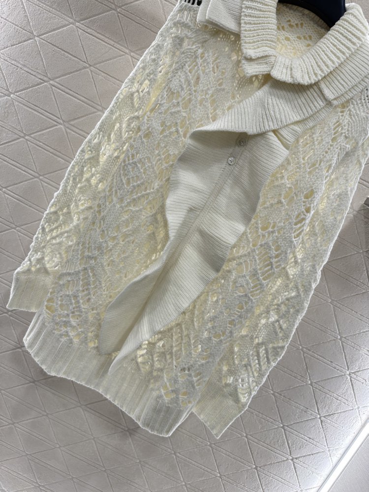 Вязаное кружевное платье фото 4