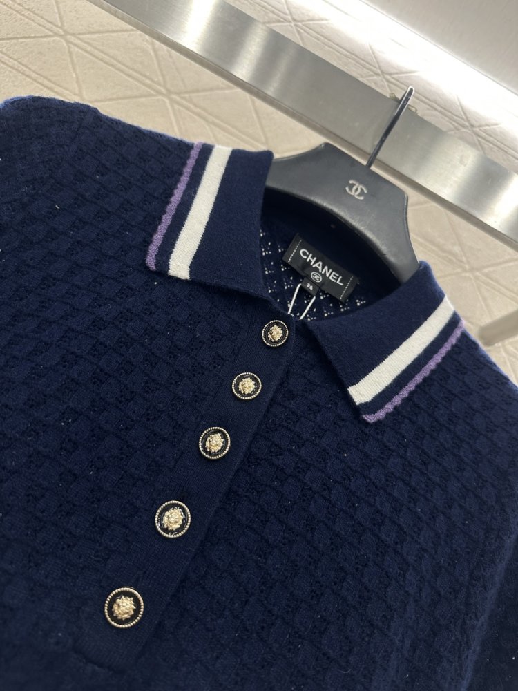 Вязаное dress from collar and short sleeves фото 7