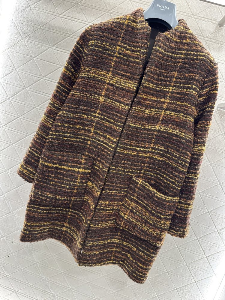 Вязаное wool coat secondary length фото 5