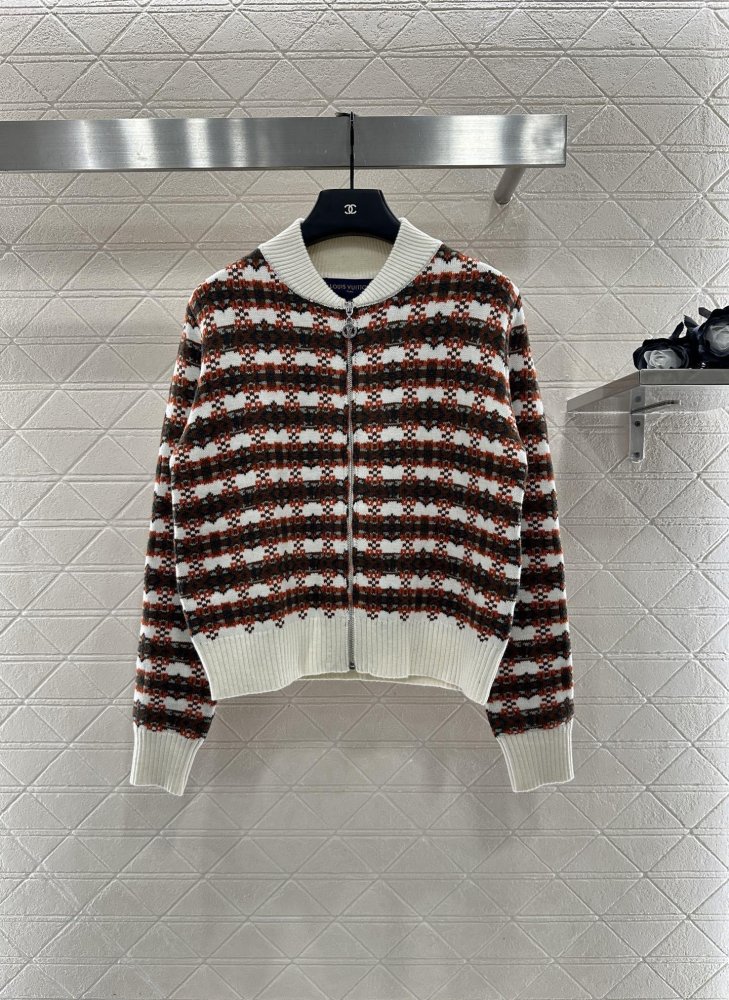 Вязаный кардиган на молнии