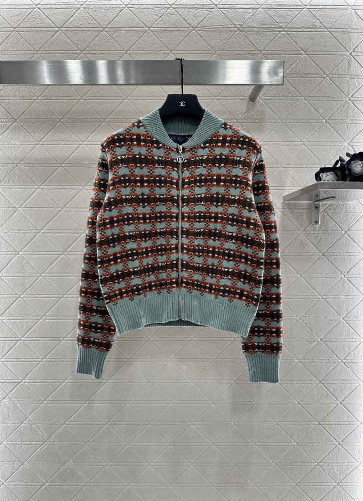 Вязаный кардиган на молнии