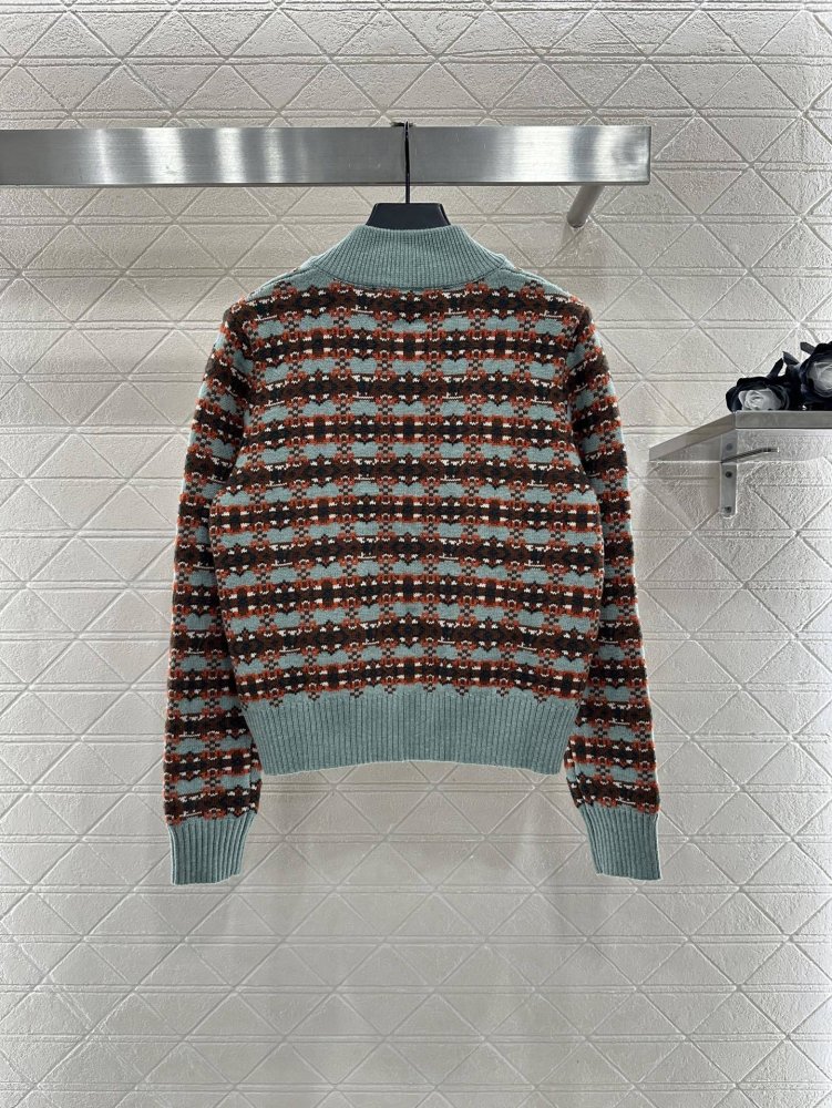 Вязаный кардиган на молнии фото 2