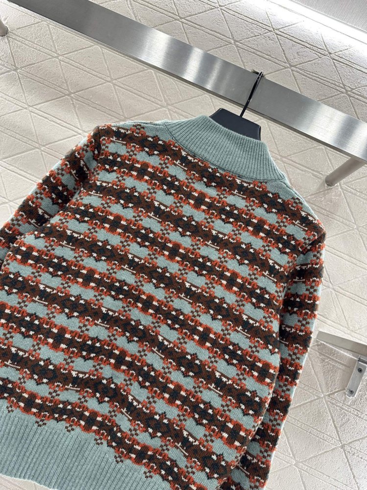 Вязаный кардиган на молнии фото 4