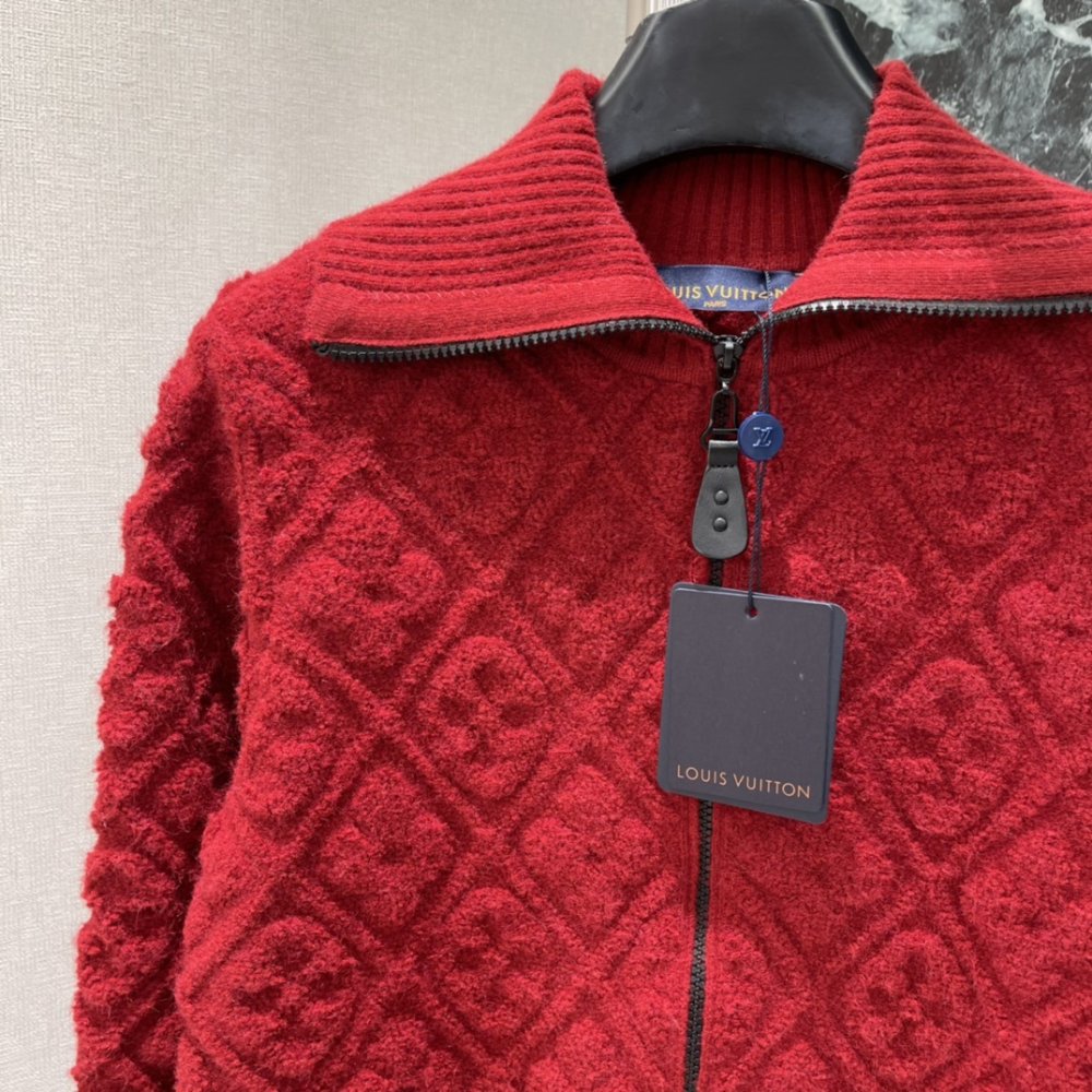 Вязаный кардиган на молнии фото 4