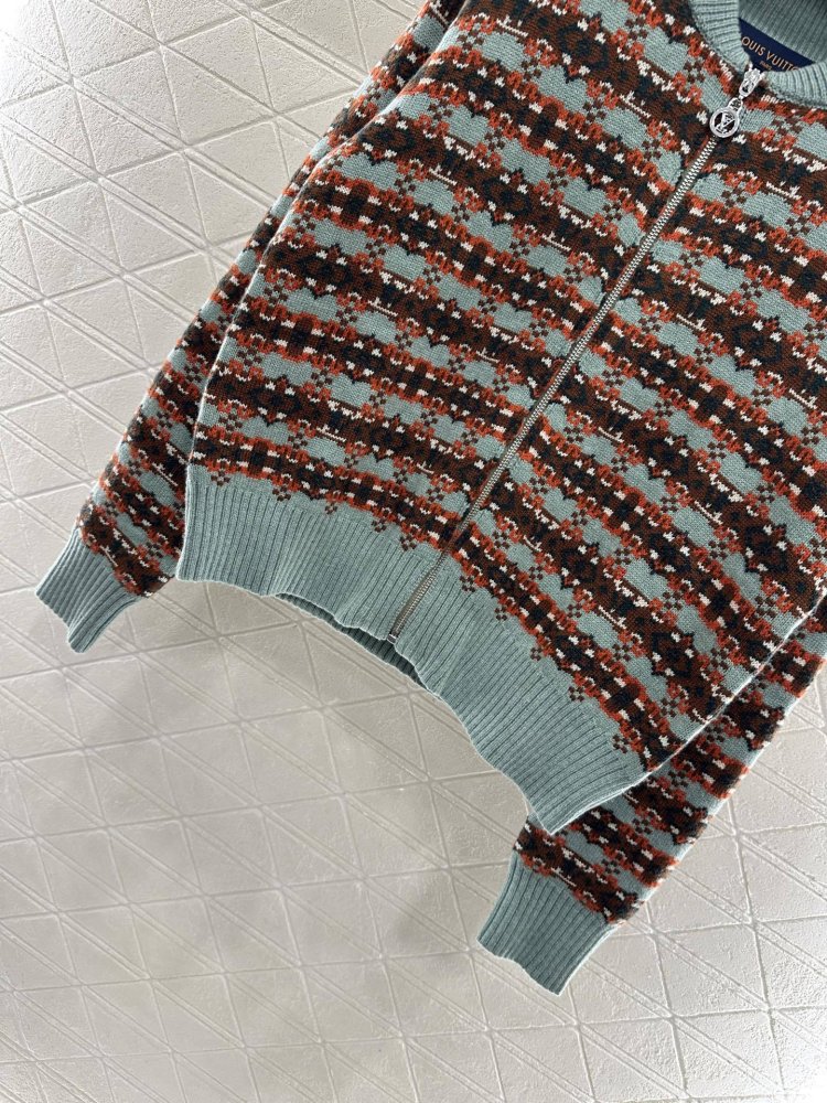 Вязаный кардиган на молнии фото 5