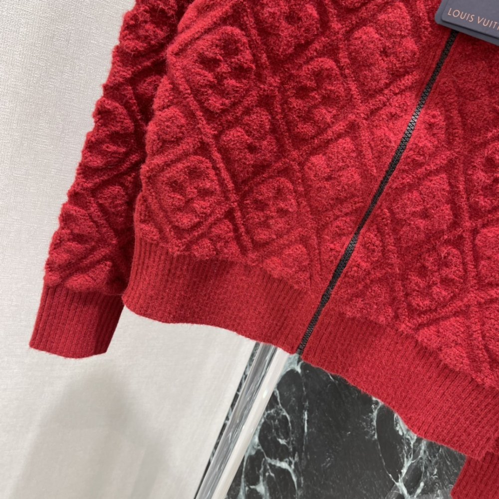 Вязаный кардиган на молнии фото 5