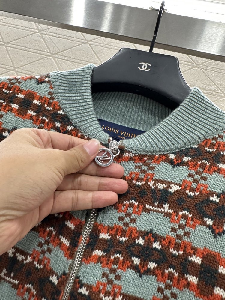 Вязаный кардиган на молнии фото 6