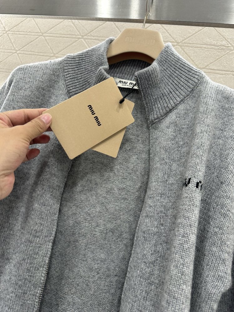 Вязаный кардиган на молнии фото 7