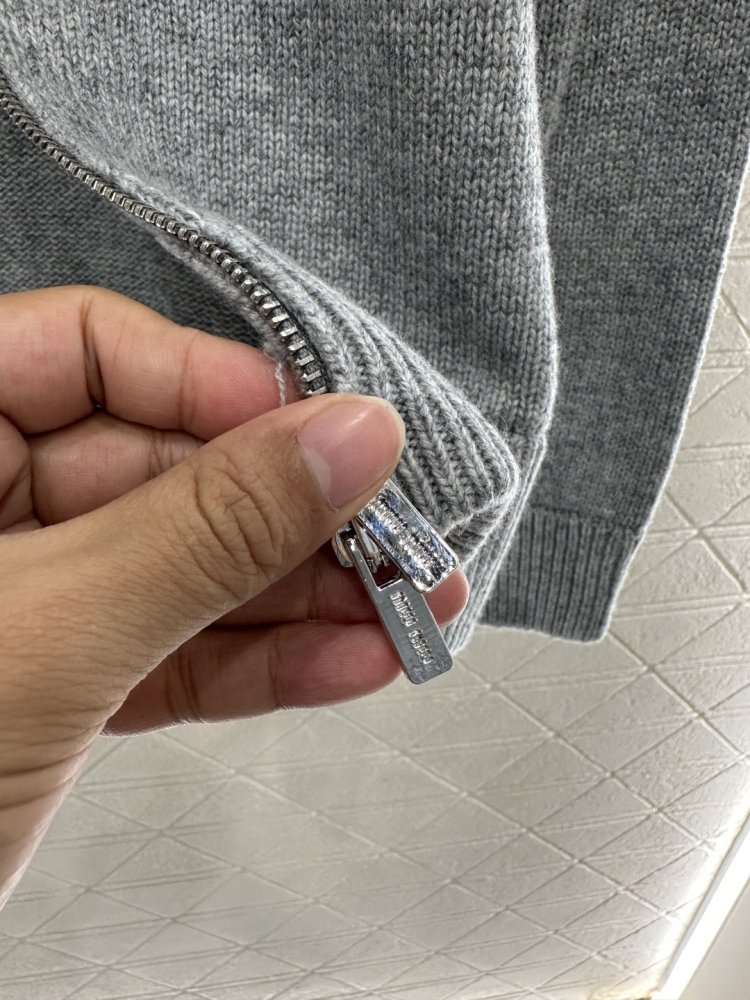 Вязаный кардиган на молнии фото 8