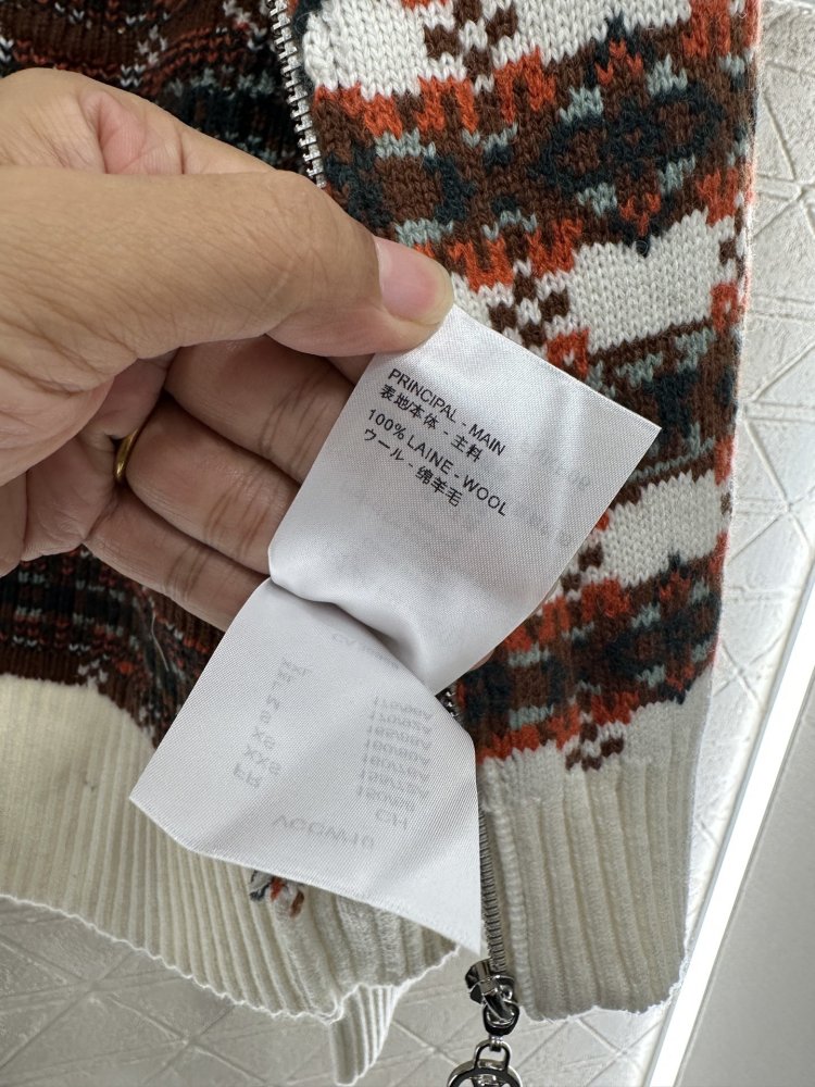 Вязаный кардиган на молнии фото 9