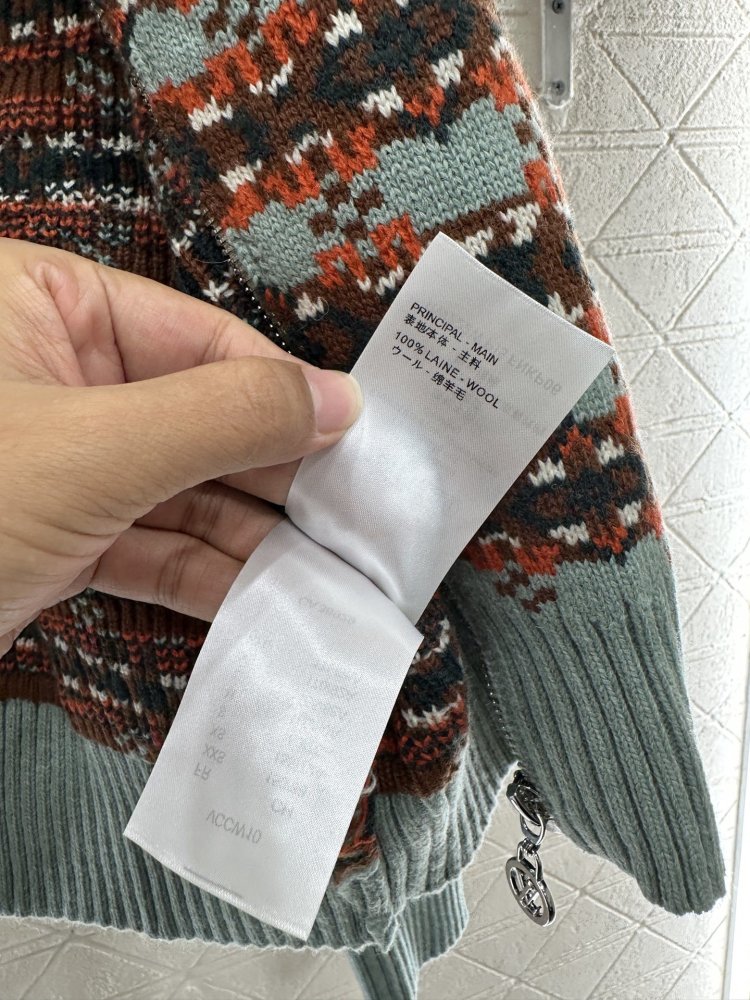 Вязаный кардиган на молнии фото 9