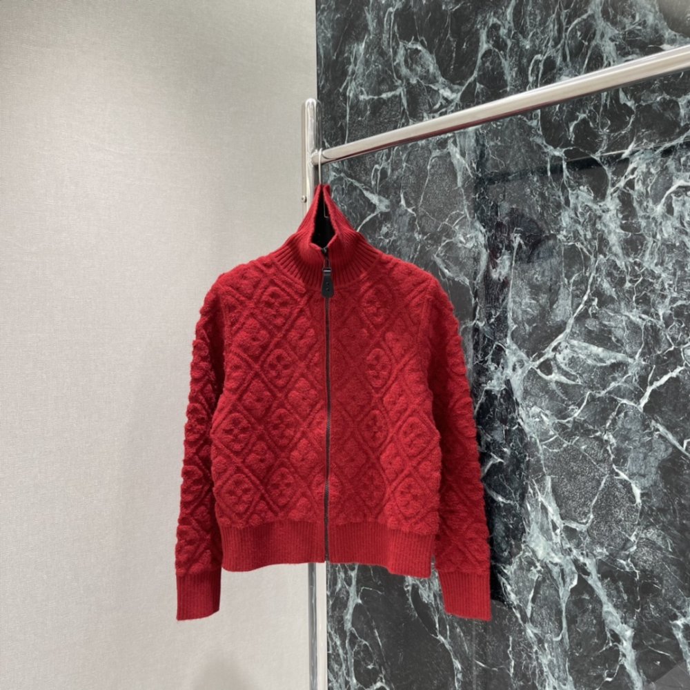 Вязаный кардиган на молнии фото 9