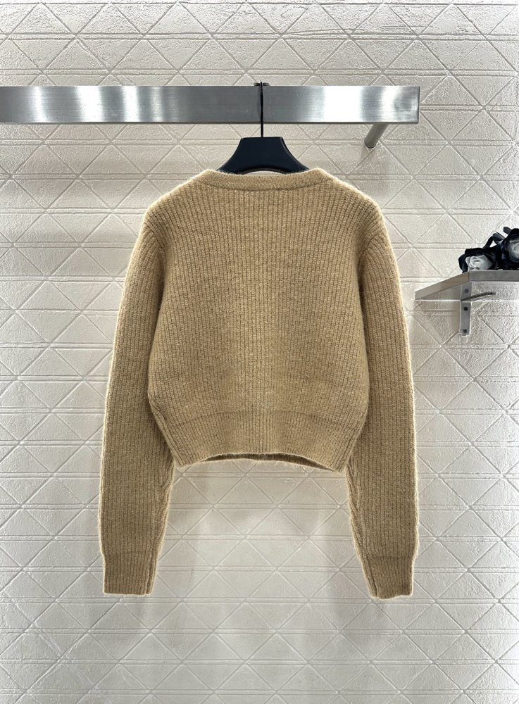 Вязаный кардиган с бисером фото 2