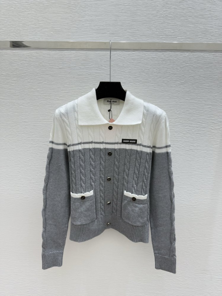 В'язаний кардиган з довгими рукавами