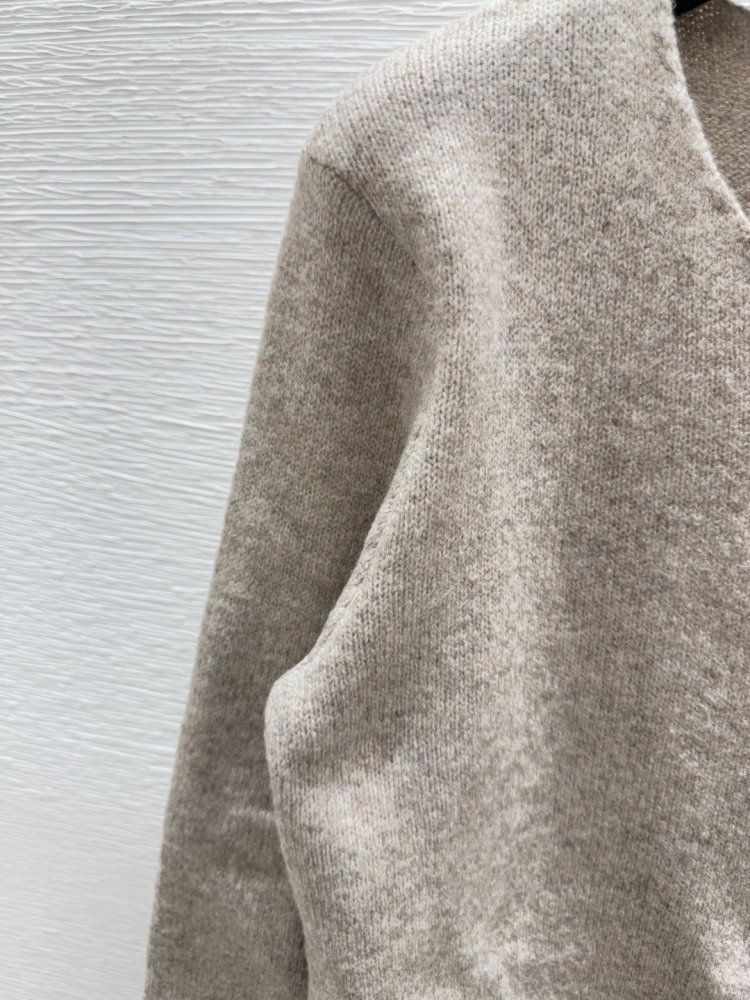 Вязаный кардиган с длинными рукавами фото 6