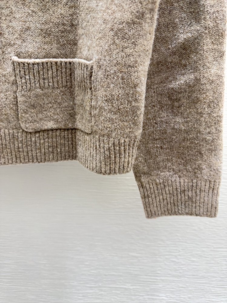 Вязаный кардиган с длинными рукавами фото 7