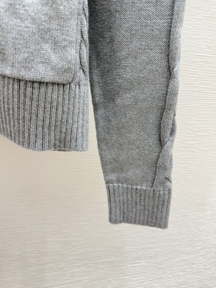 В'язаний кардиган з довгими рукавами фото 7