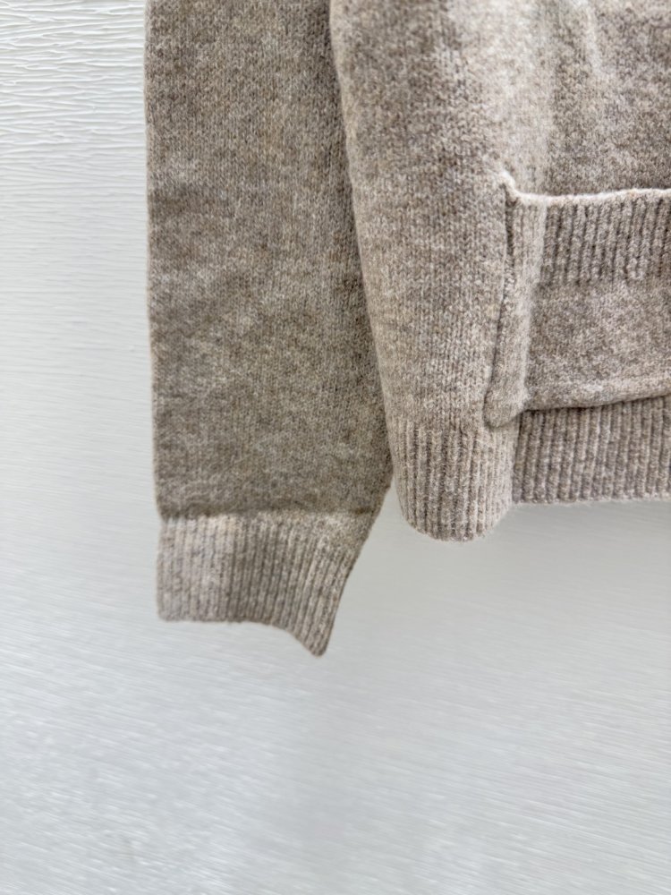 Вязаный кардиган с длинными рукавами фото 8