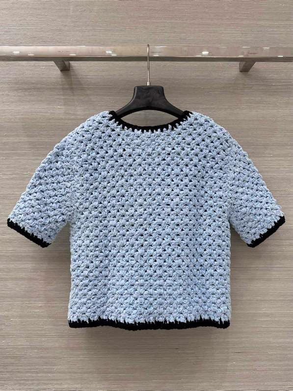 Вязаный кардиган с короткими рукавами фото 5