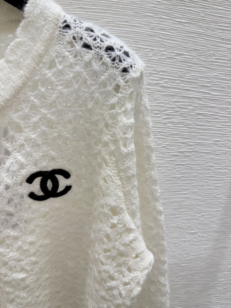 Вязаный кардиган с круглым вырезом и длинными рукавами фото 5