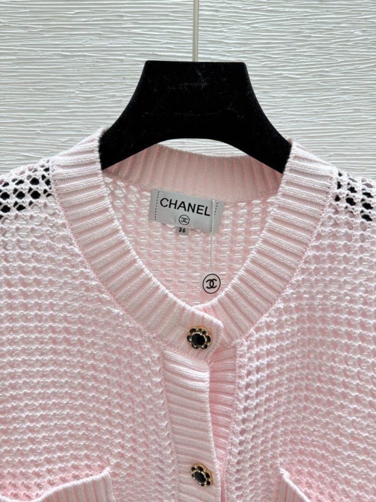 В'язаний кардиган з круглим вирізом і довгими рукавами фото 6