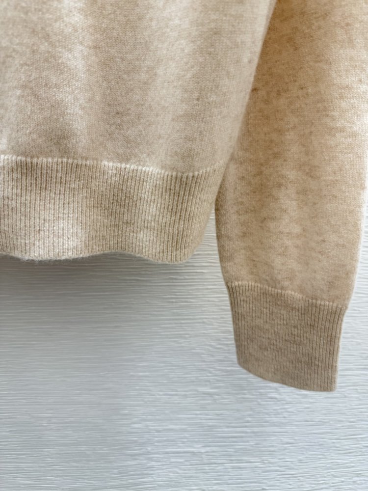 Вязаный кардиган с круглым вырезом и длинными рукавами фото 8