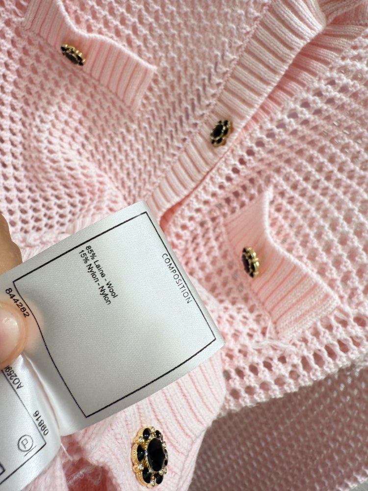 В'язаний кардиган з круглим вирізом і довгими рукавами фото 9